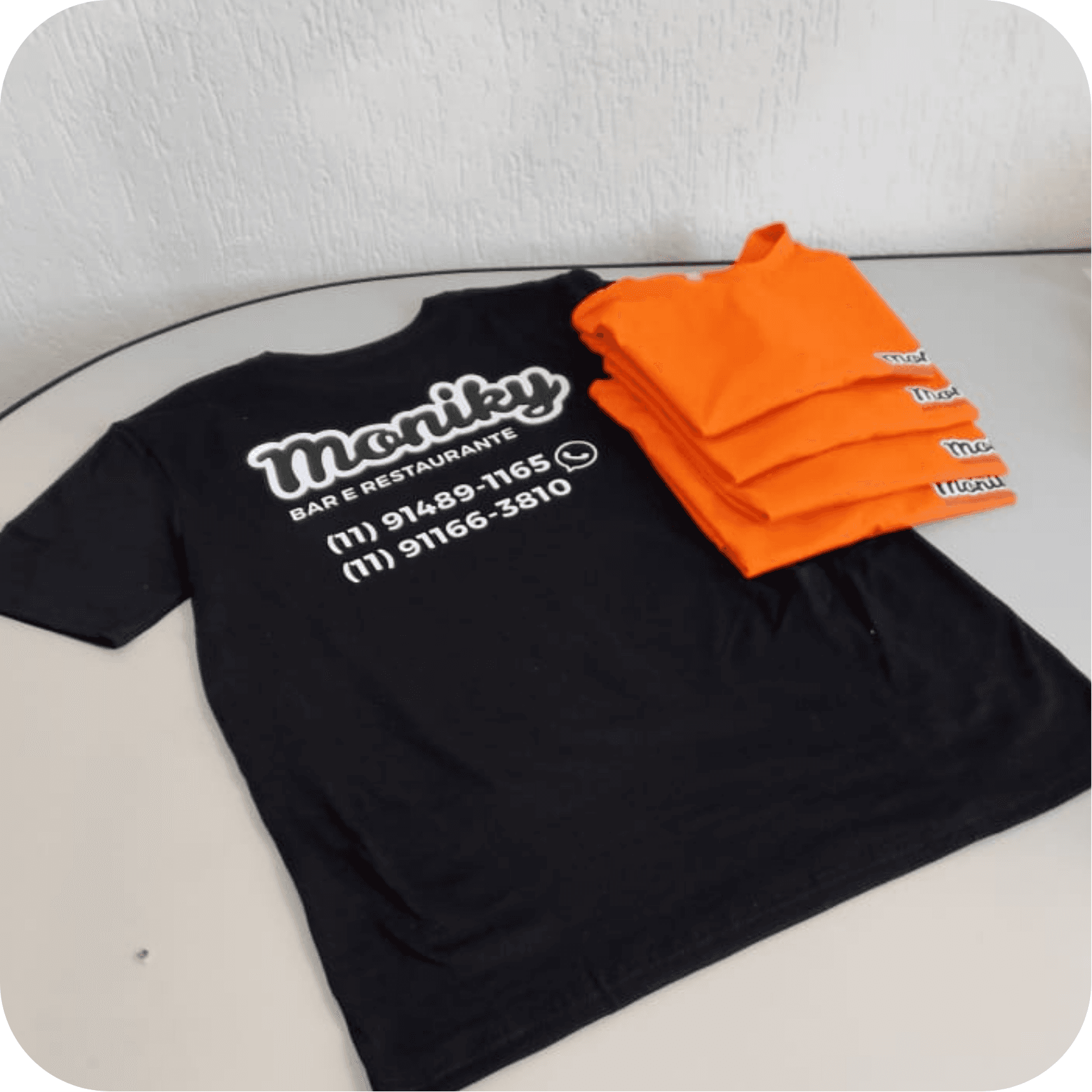 Kit de camisetas personalizadas