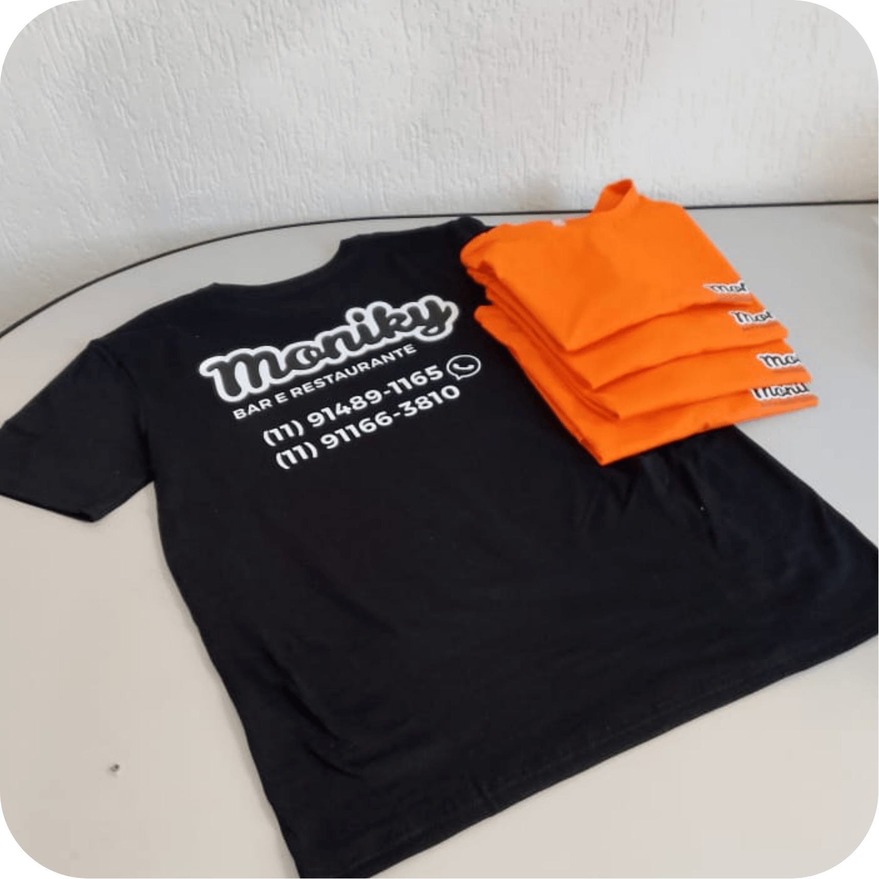 Kit de camisetas personalizadas
